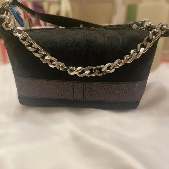 Coach Black Y2K Bucket Shoulder Bag